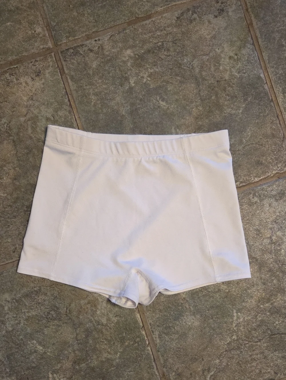 bcg White Girls' Stretch Performance Bike Shorts